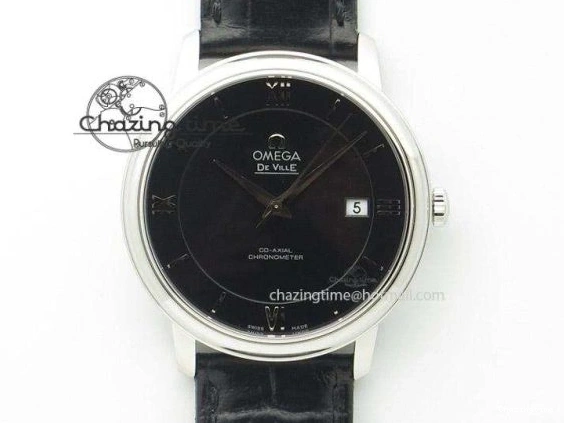 0419 Neat Constellation 131.33.41.21.03.001 SS TW Best Edition Black Dial On Gummy Strap A 7873